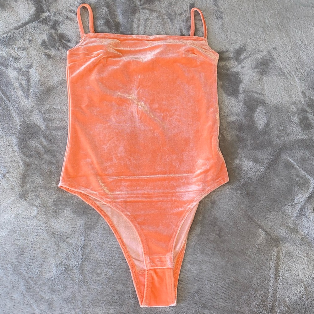 velvet cami bodysuit